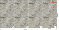 Мраморные обои Бетонная стена 142х284 см