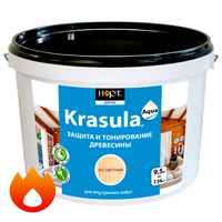 Защитно-декоративный состав Krasula для интерьеров - aqua (9,5 кг.)