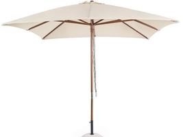 Зонт с центральной опорой НЕАПОЛЬ 3х3м деревянный